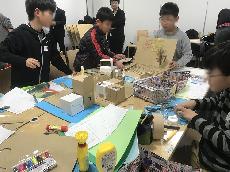 本授業（6人組作業、コンセプト相談、CUBEレイアウト）